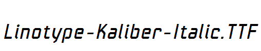 Linotype-Kaliber-Italic.ttf