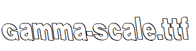 Gamma-Scale.ttf