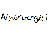 Alywriting.ttf