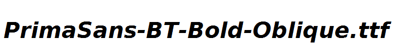 PrimaSans-BT-Bold-Oblique.ttf