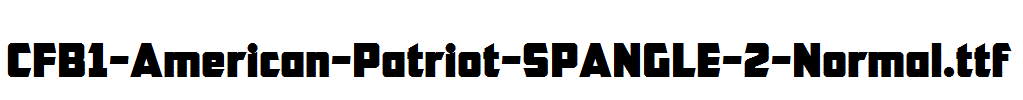 CFB1-American-Patriot-SPANGLE-2-Normal.ttf