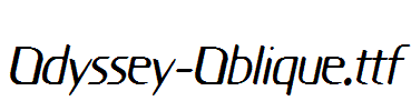 Odyssey-Oblique.ttf