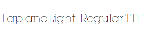 LaplandLight-Regular.ttf