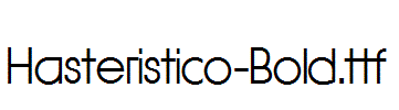 Hasteristico-Bold.ttf