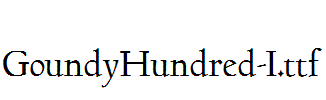 GoundyHundred-I.ttf