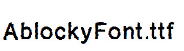 AblockyFont.ttf