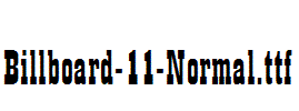 Billboard-11-Normal.ttf