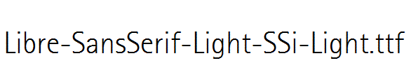 Libre-SansSerif-Light-SSi-Light.ttf