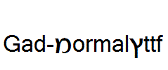 Gad-Normal.ttf