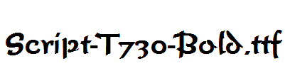 Script-T730-Bold.ttf