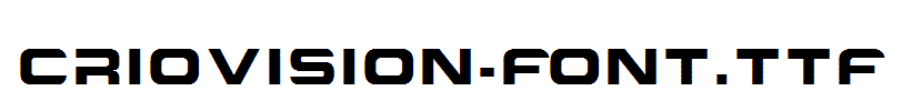 Criovision-Font.ttf