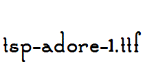 tsp-adore-1.ttf