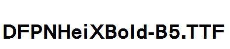 DFPNHeiXBold-B5.ttf