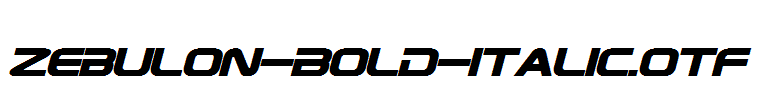 Zebulon-Bold-Italic.otf