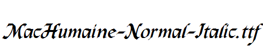 MacHumaine-Normal-Italic.ttf