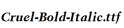 Cruel-Bold-Italic.ttf