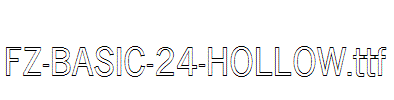 FZ-BASIC-24-HOLLOW.ttf