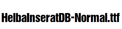 HelbaInseratDB-Normal.ttf