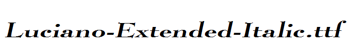 Luciano-Extended-Italic.ttf