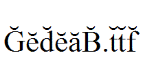 GedeaB.ttf