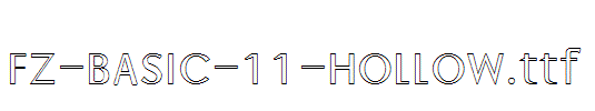 FZ-BASIC-11-HOLLOW.ttf