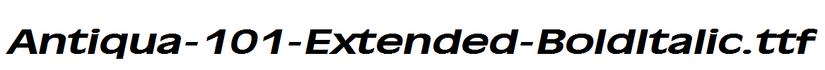 Antiqua-101-Extended-BoldItalic.ttf