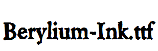 Berylium-Ink.ttf