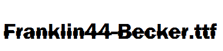 Franklin44-Becker.ttf