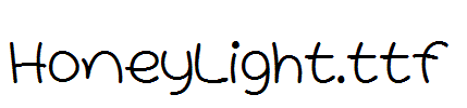 HoneyLight.ttf