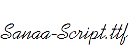 Sanaa-Script.ttf