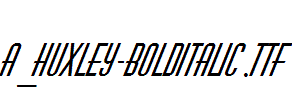 a_Huxley-BoldItalic.ttf