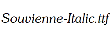 Souvienne-Italic.ttf