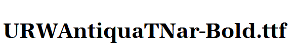 URWAntiquaTNar-Bold.ttf