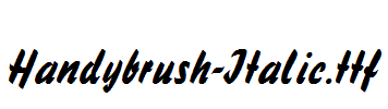 Handybrush-Italic.ttf