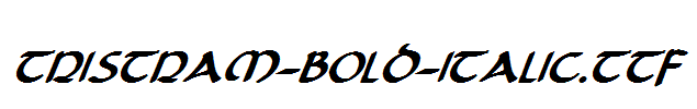 Tristram-Bold-Italic.ttf