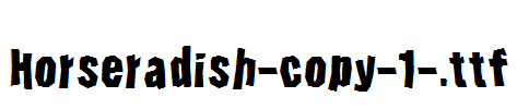 Horseradish-copy-1-.ttf