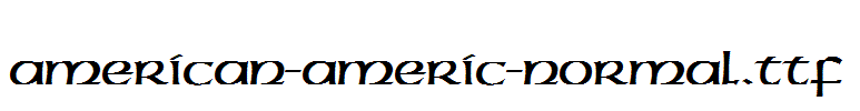 American-Americ-Normal.ttf