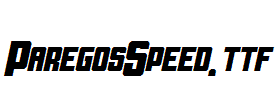 ParegosSpeed.ttf