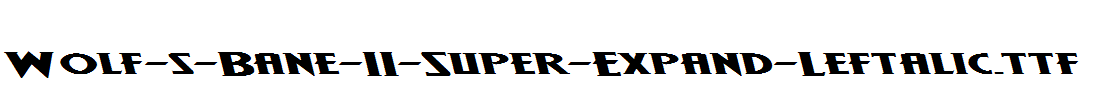 Wolf-s-Bane-II-Super-Expand-Leftalic.ttf