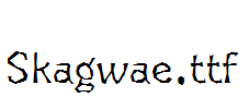 Skagwae.ttf