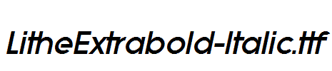 LitheExtrabold-Italic.ttf