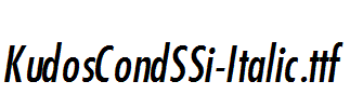 KudosCondSSi-Italic.ttf