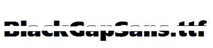 BlackGapSans.ttf