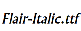 Flair-Italic.ttf