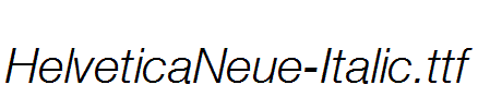 HelveticaNeue-Italic.ttf