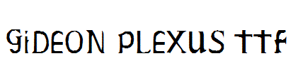 Gideon-Plexus.ttf