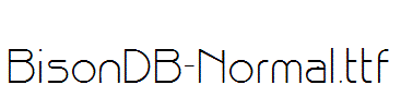 BisonDB-Normal.ttf