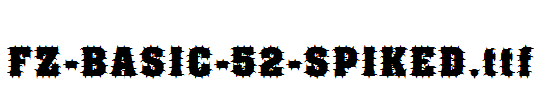 FZ-BASIC-52-SPIKED.ttf