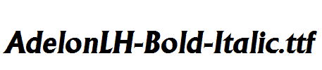 AdelonLH-Bold-Italic.ttf