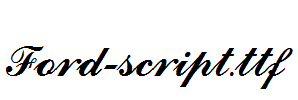 Ford-script.ttf